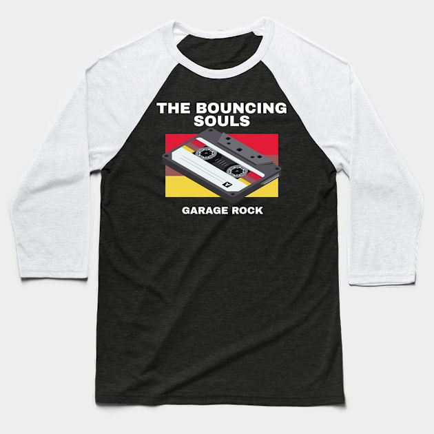 The Bouncing Souls / Garage Rock Baseball T-Shirt by Masalupadeh